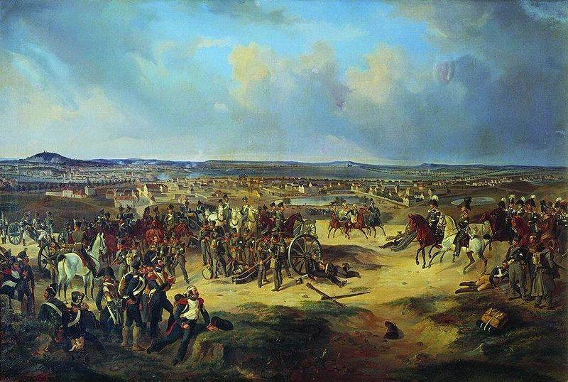 Bogdan Villevalde Battle of Paris oil painting image